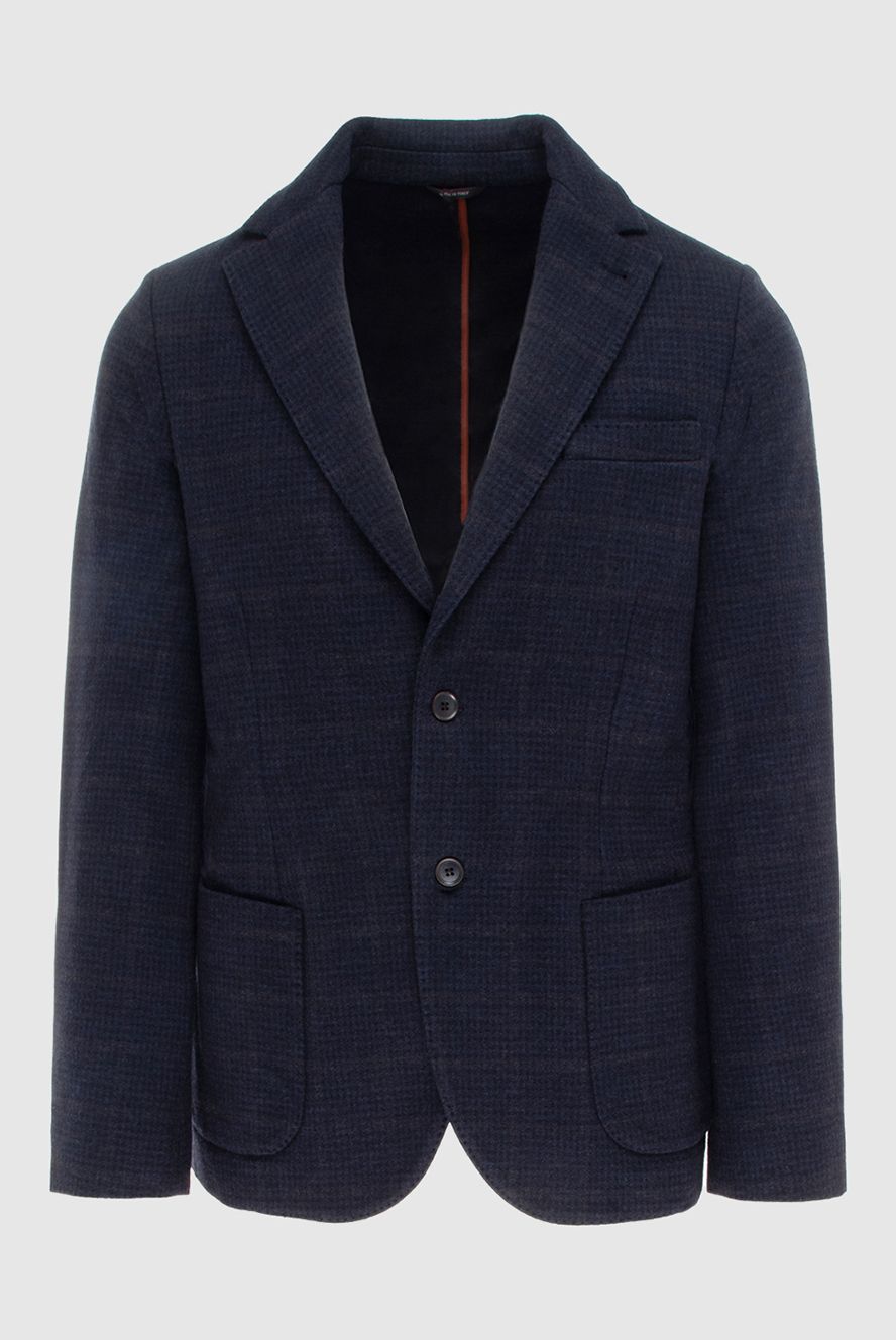 Loro Piana чоловічі піджак із вовни синій чоловічий купити фото з цінами 171873