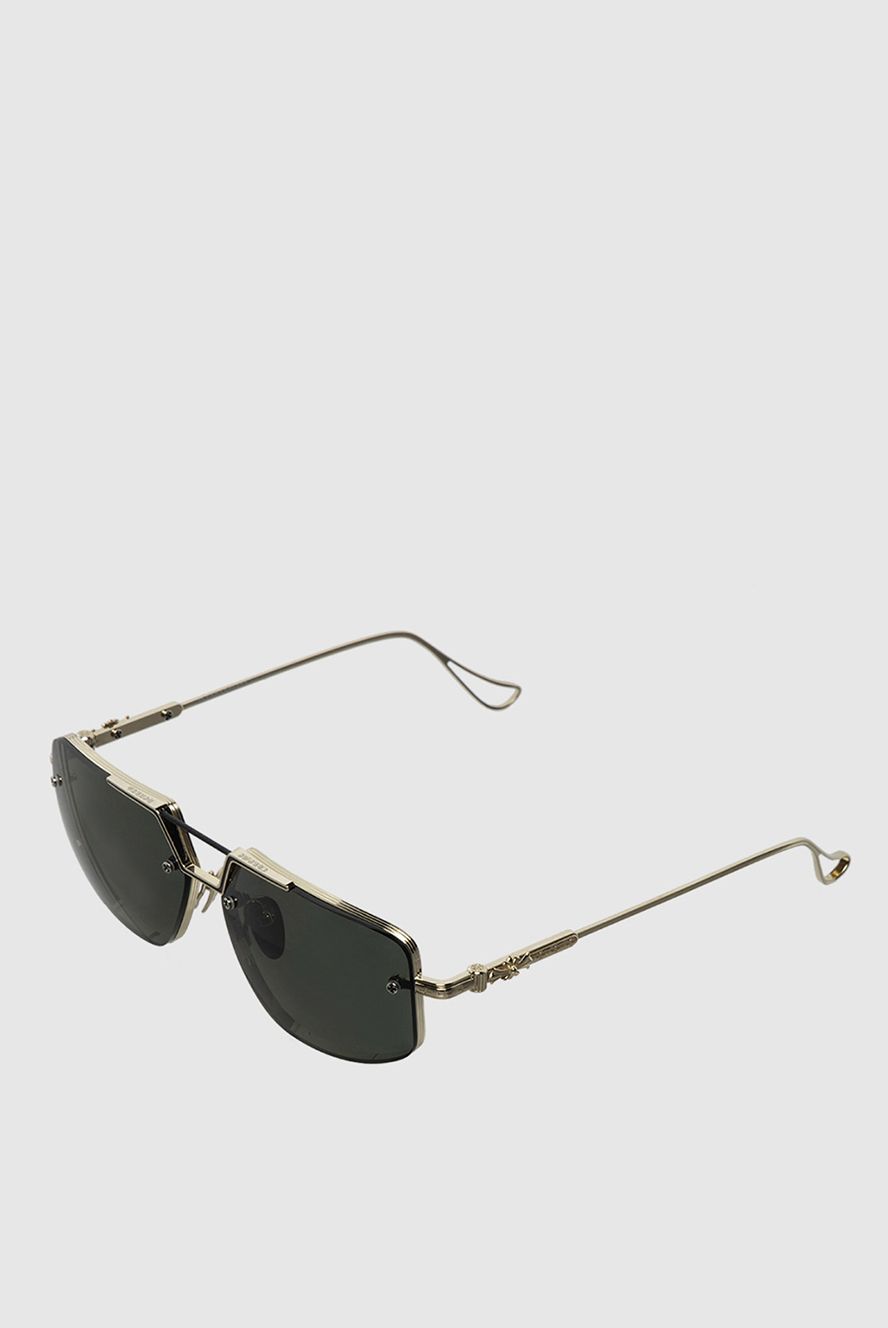 Chrome Hearts чоловічі окуляри сонцезахисні золотисті чоловічі купити фото з цінами 172436