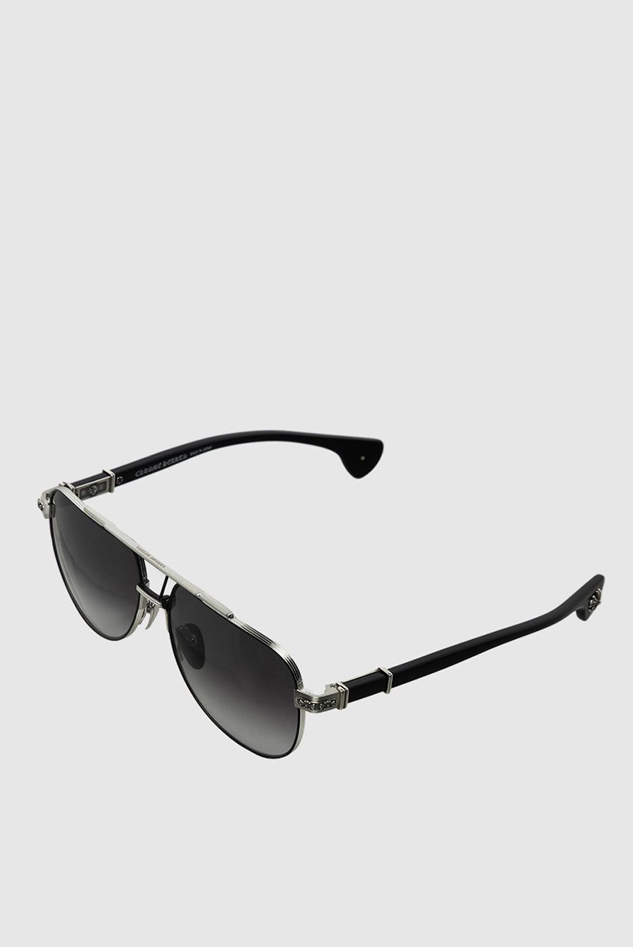 Chrome Hearts чоловічі окуляри сонцезахисні сірі чоловічі купити фото з цінами 172439