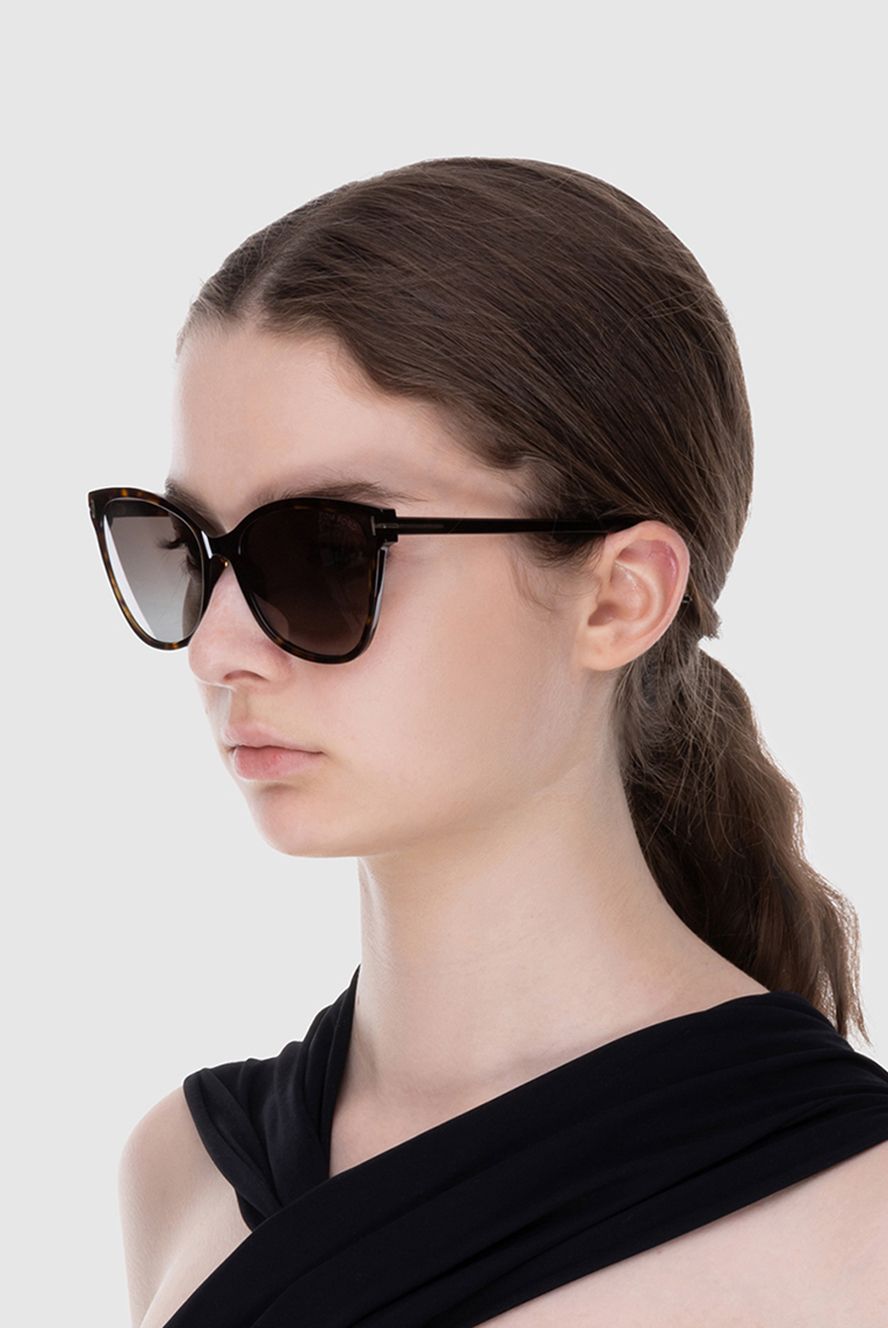 Tom Ford жіночі окуляри сонцезахисні коричневі жіночі купити фото з цінами 172490
