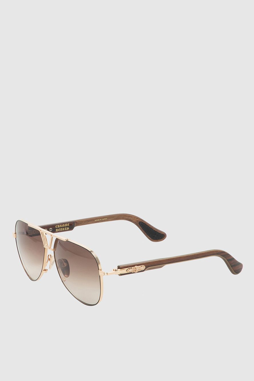 Chrome Hearts чоловічі окуляри сонцезахисні коричневі чоловічі купити фото з цінами 172678