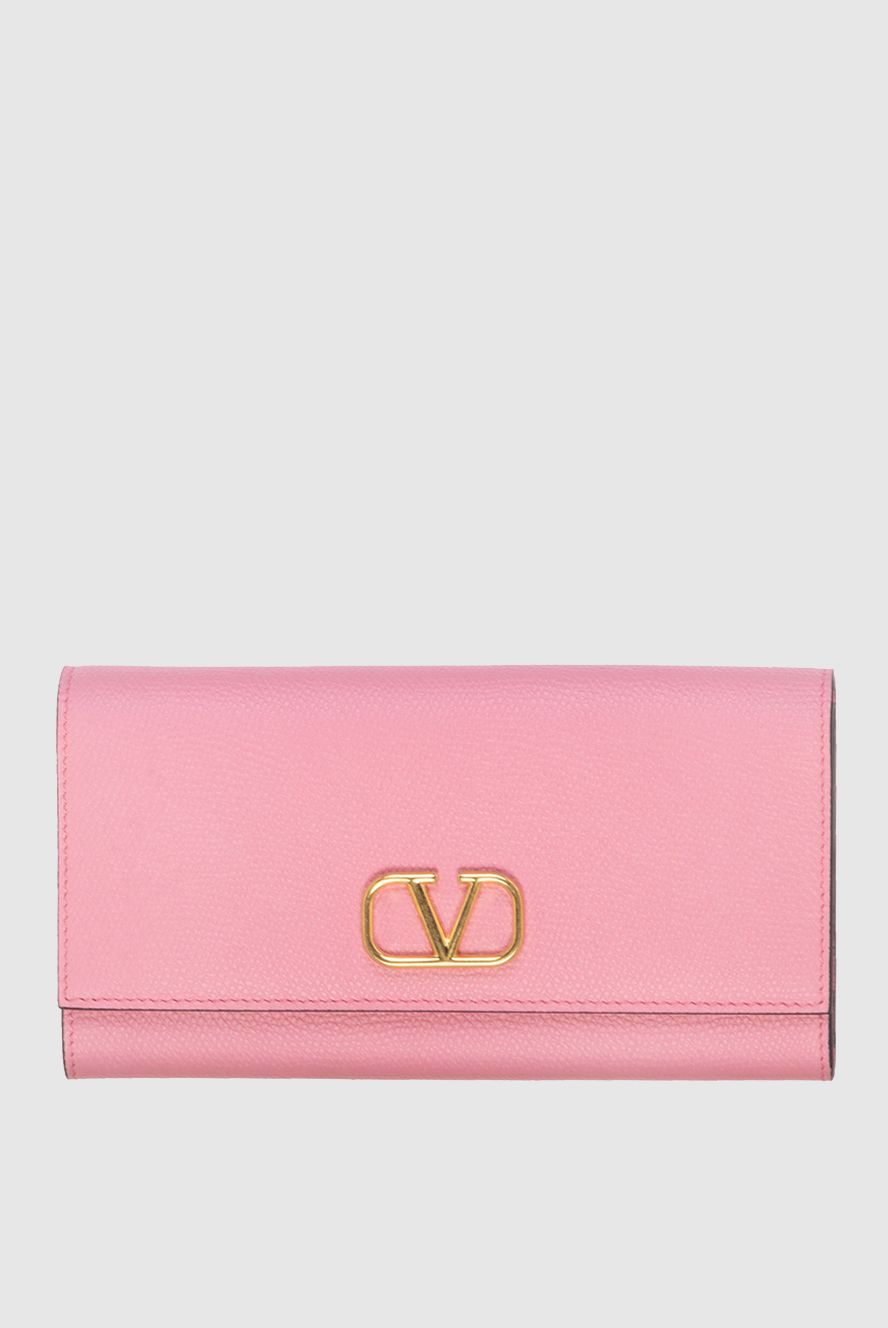 Valentino жіночі гаманець зі шкіри рожевий жіночий купити фото з цінами 173138