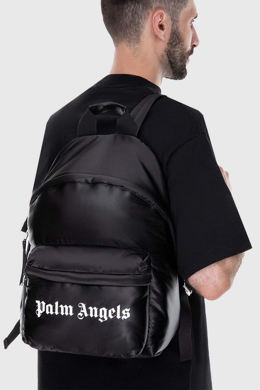 Palm Angels чоловічі рюкзак з поліестеру чорний чоловічий купити фото з цінами 173157