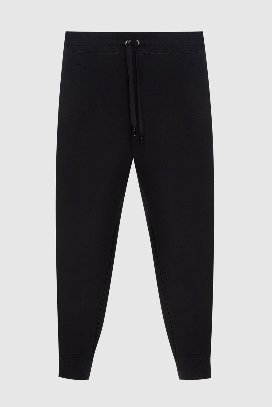 Dolce & Gabbana чоловічі спортивні штани чоловічі з бавовни чорні купити фото з цінами 173572