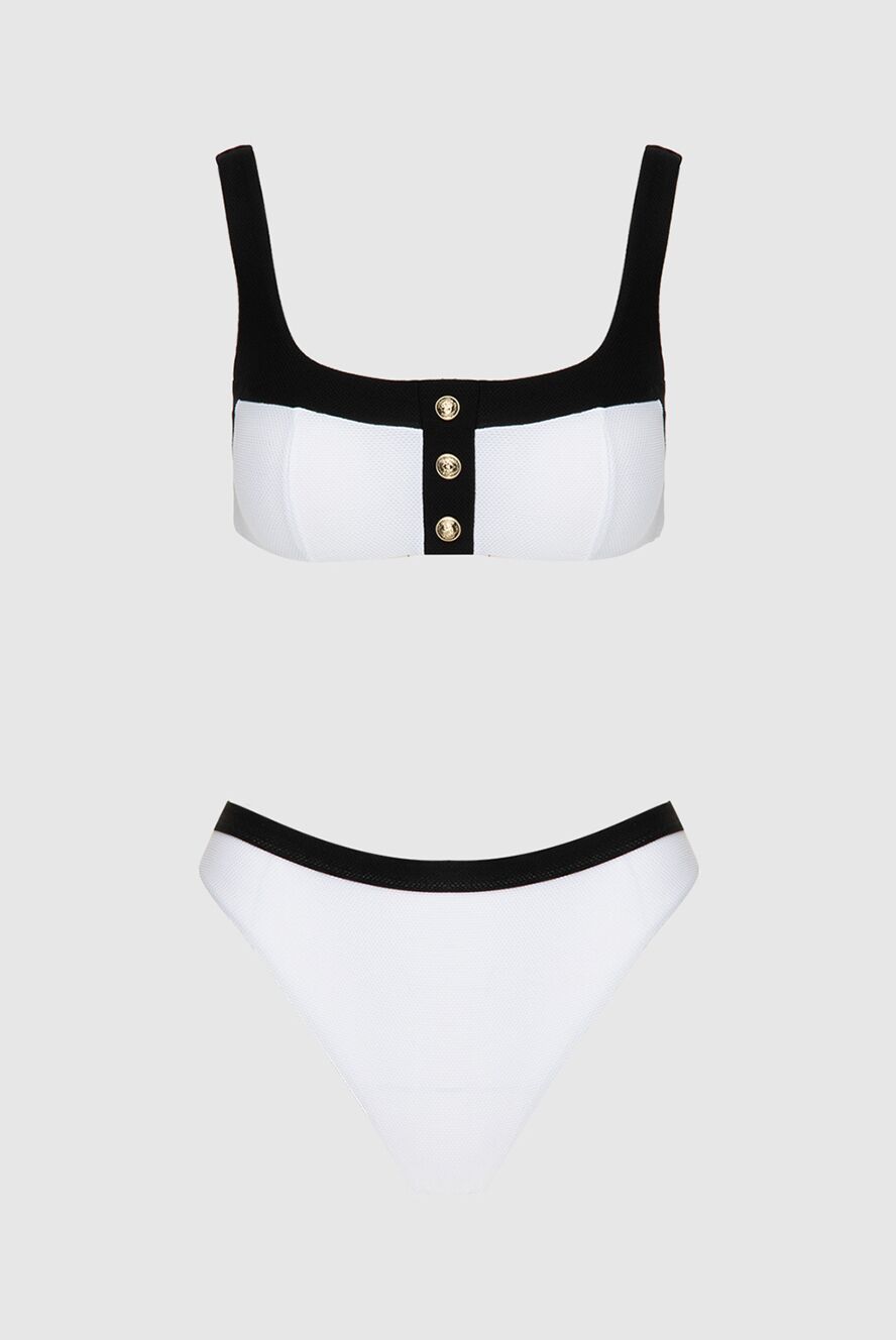 Balmain woman white polyamide and elastane two-piece swimsuit for women buy with prices and photos 173745 - photo 1