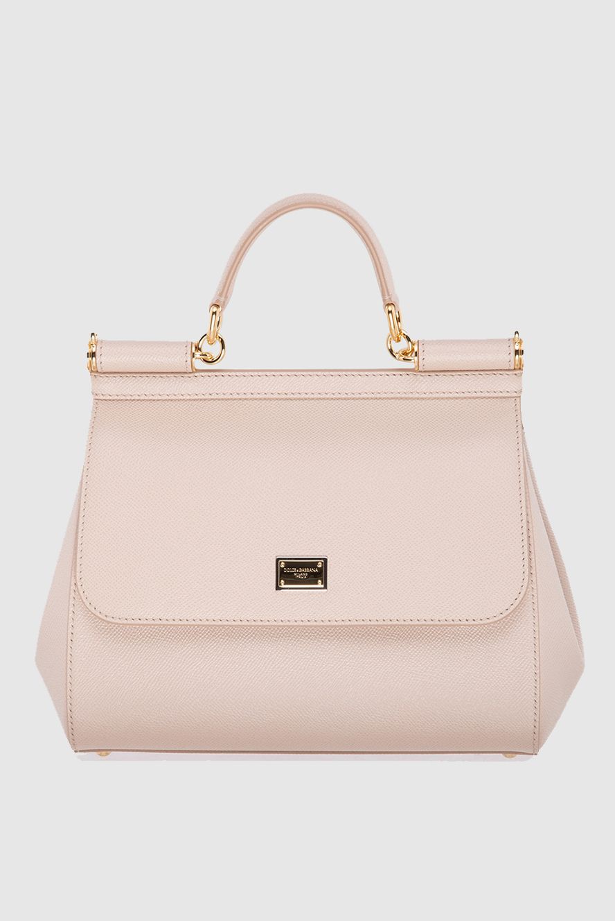 Dolce & Gabbana жіночі сумка зі шкіри рожева жіноча купити фото з цінами 173756