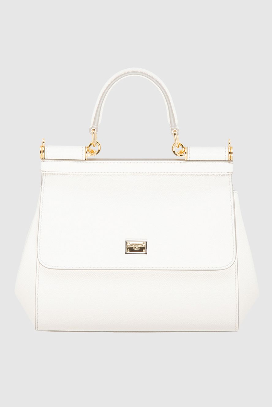 Dolce & Gabbana жіночі сумка зі шкіри біла жіноча купити фото з цінами 173760