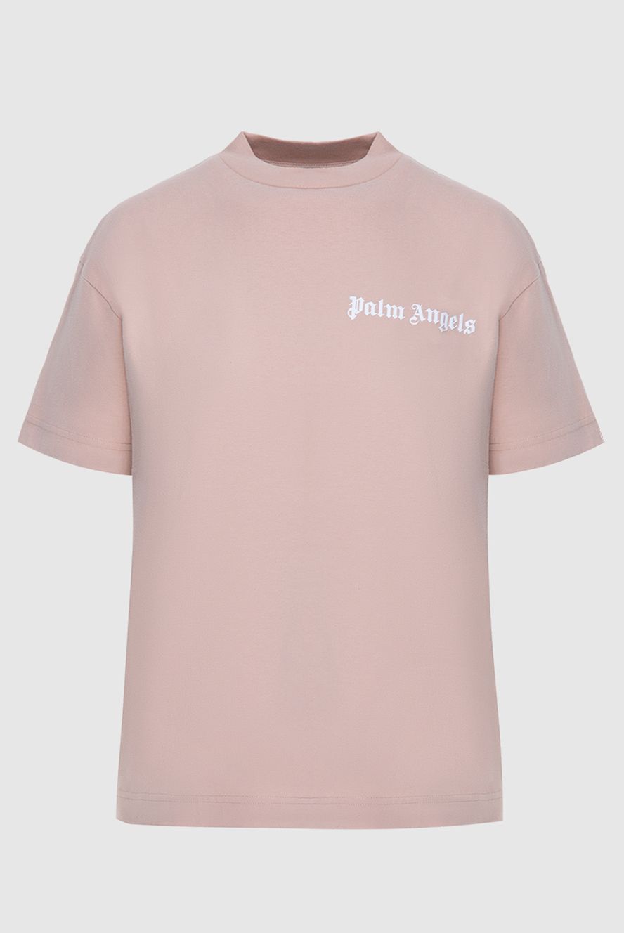 Palm Angels жіночі футболка з бавовни рожева жіноча купити фото з цінами 173940