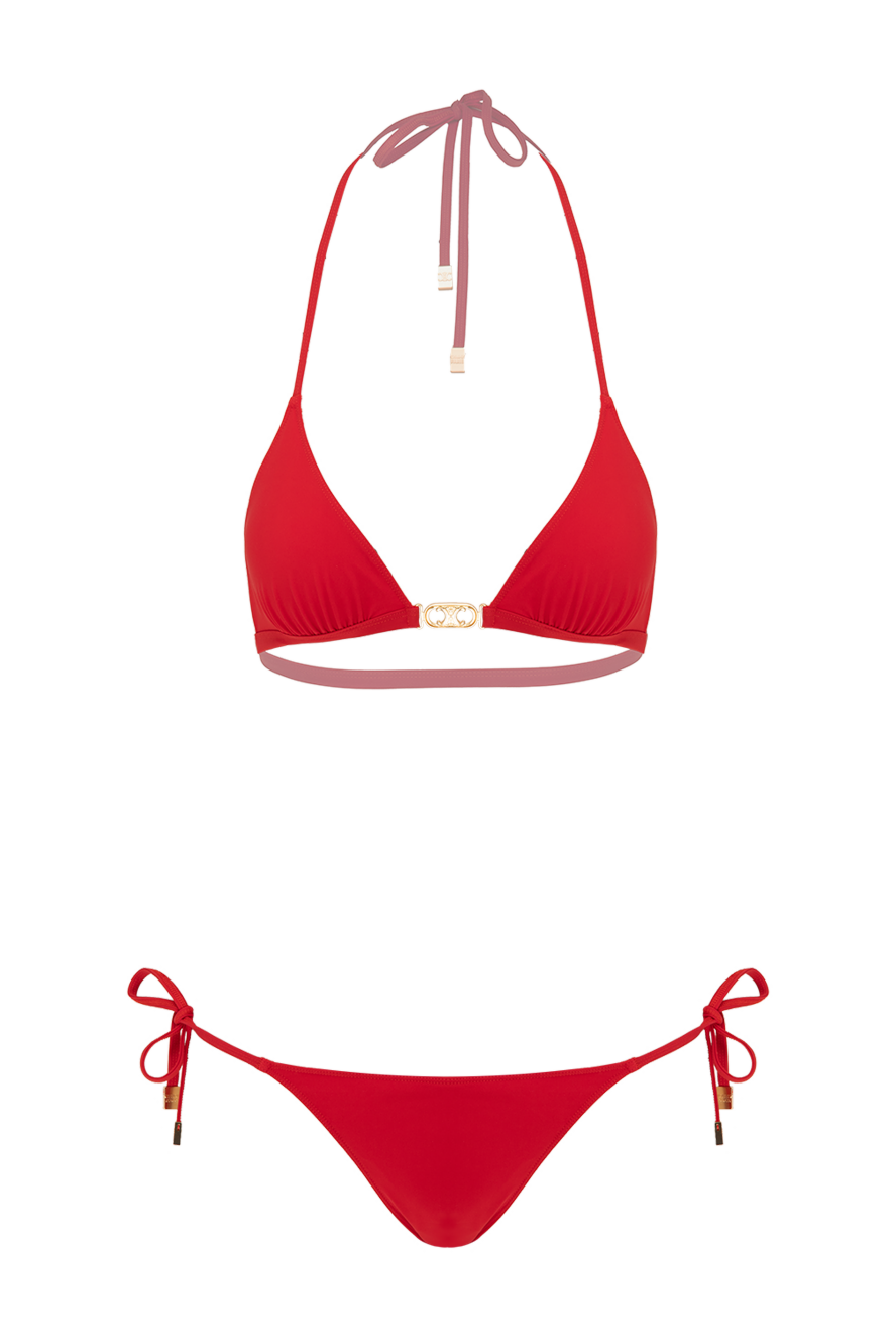 Celine woman red polyamide and elastane two-piece swimsuit for women buy with prices and photos 174173 - photo 1