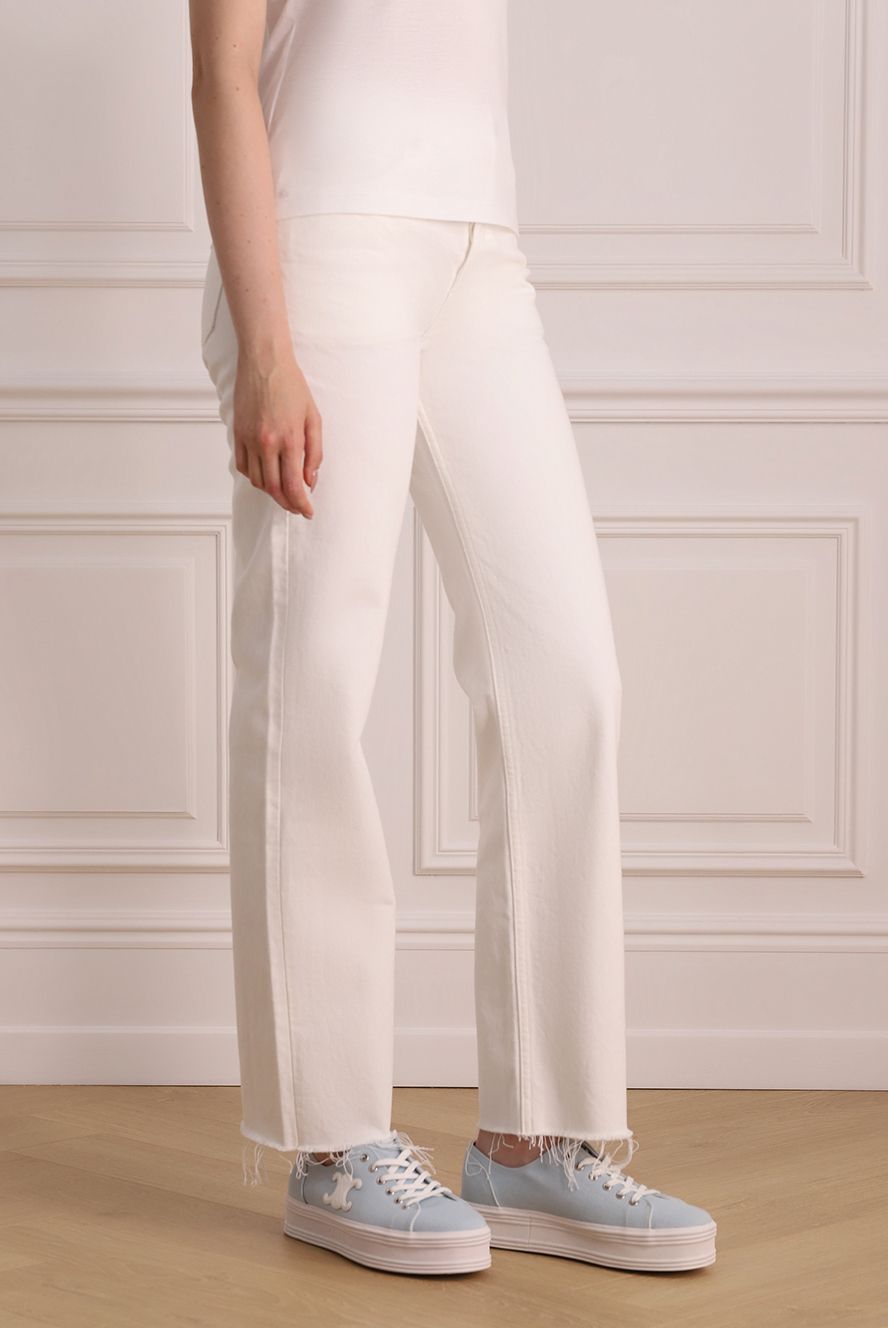 Celine жіночі джинси з бавовни білі жіночі купити фото з цінами 174178