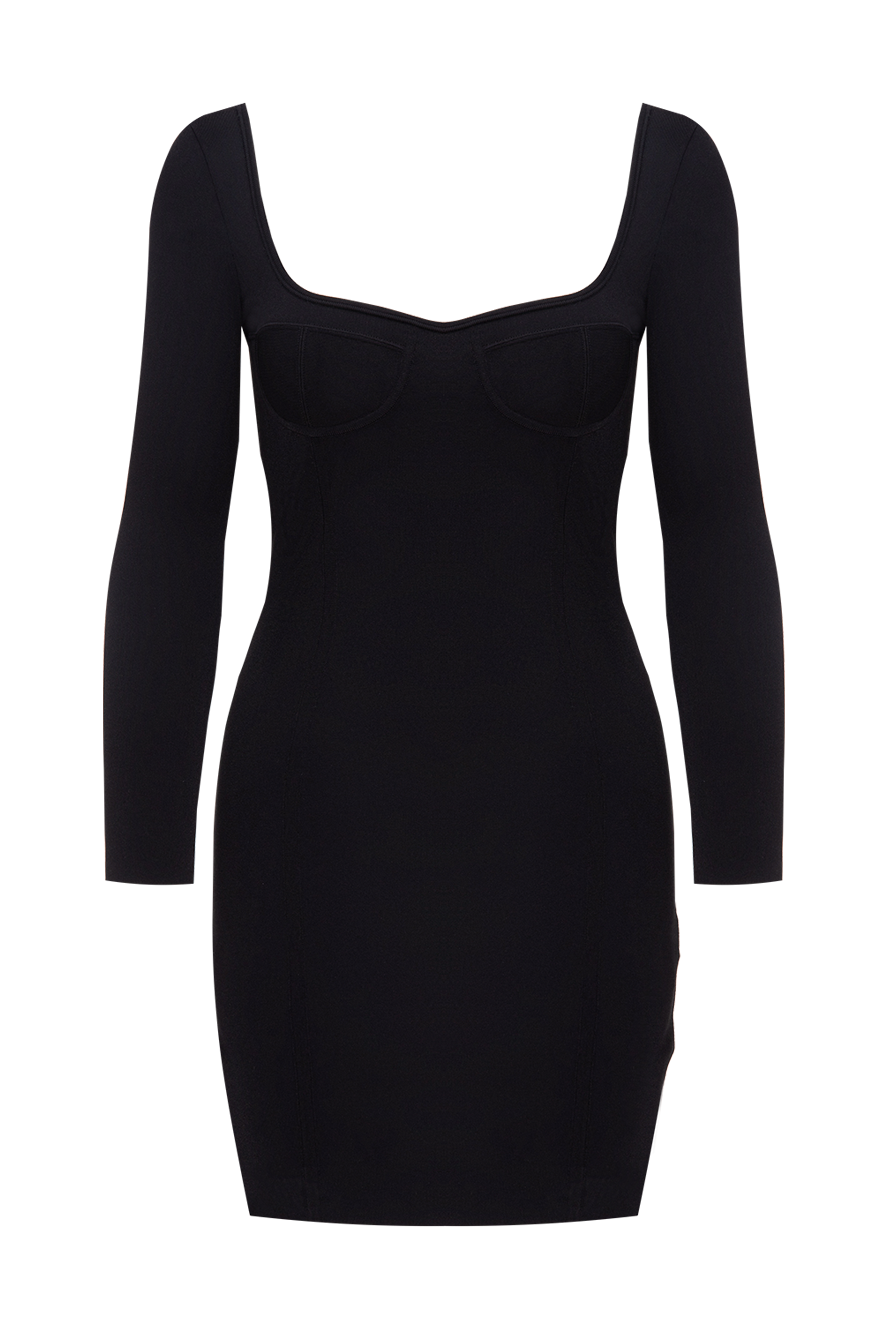 Celine жіночі сукня з віскози та поліестеру чорна жіноча купити фото з цінами 174188