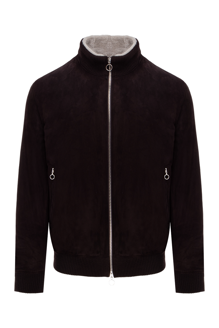 Seraphin чоловічі куртка з замші та хутра коричнева чоловіча купити фото з цінами 174657