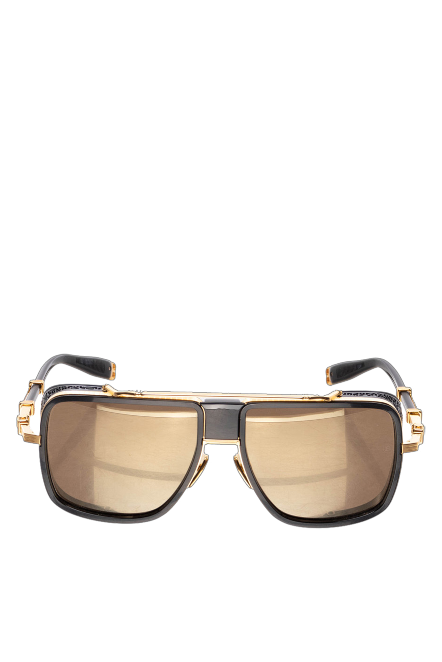Balmain мужские очки солнцезащитные из металла и пластика черные мужские купить с ценами и фото 174925 - фото 1