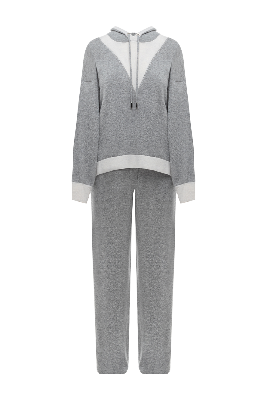 Max&Moi жіночі костюм прогулянковий з вовни та кашеміру сірий жіночий купити фото з цінами 175028