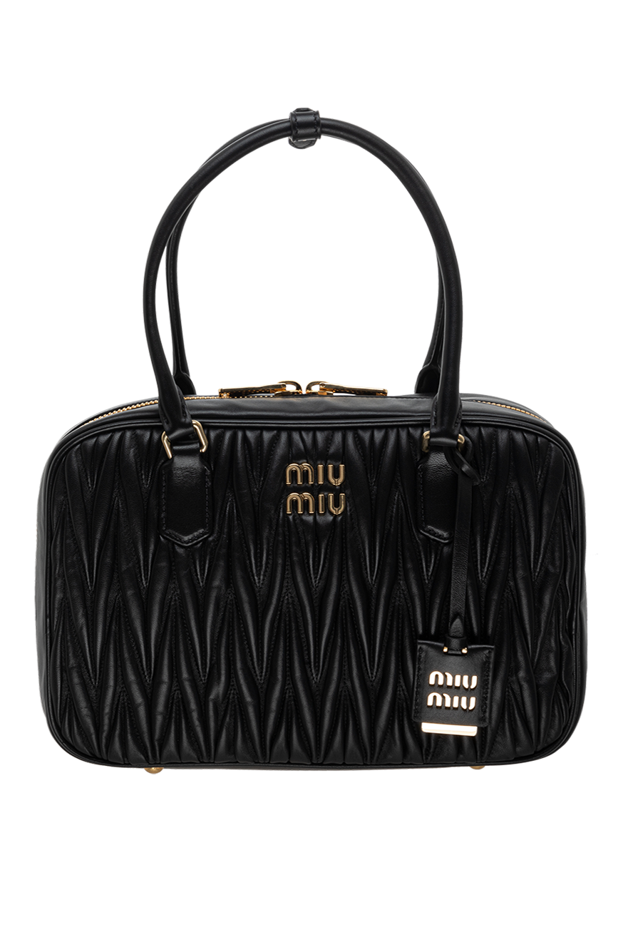 Miu Miu жіночі сумка зі шкіри чорна жіноча купити фото з цінами 175171
