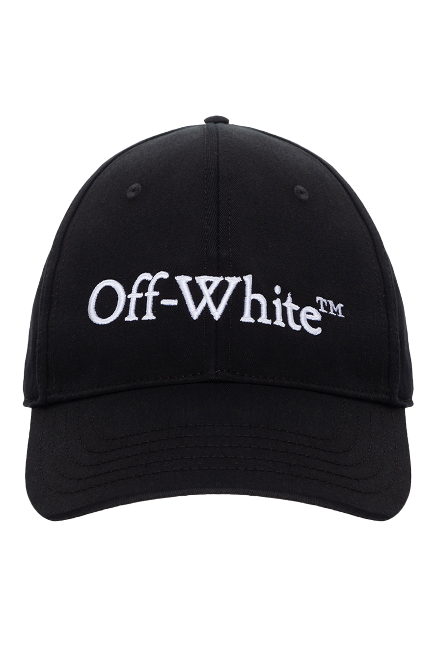 Off-White жіночі кепка з бавовни чорна жіноча купити фото з цінами 175206