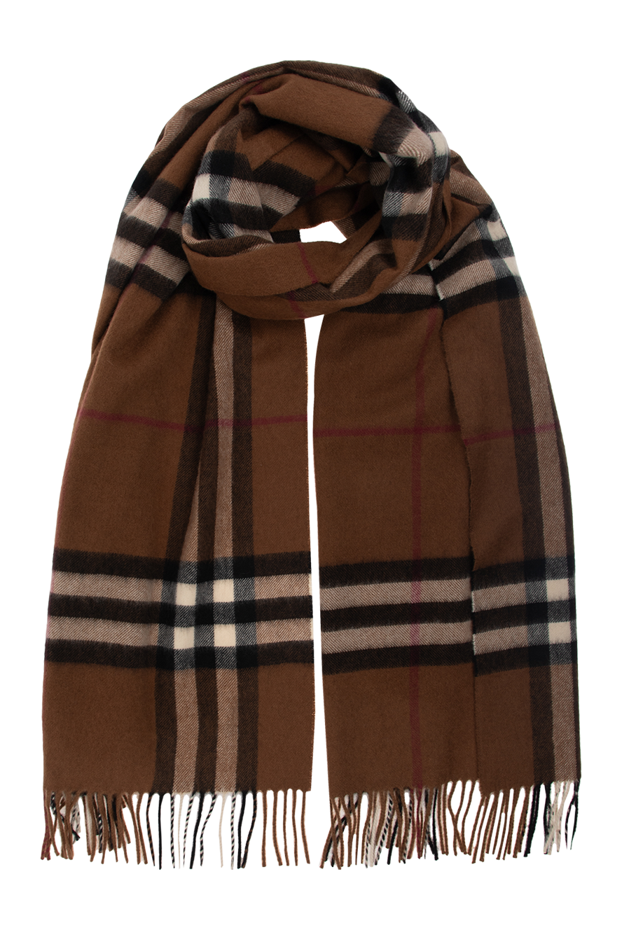 Burberry жіночі шарф з кашеміру коричневий жіночий купити фото з цінами 175241