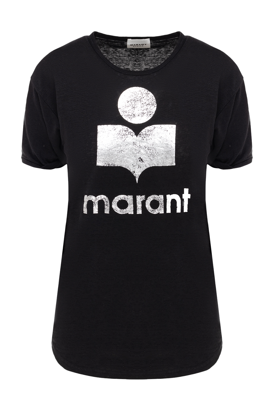 Isabel Marant жіночі футболка з льону чорна жіноча купити фото з цінами 175306