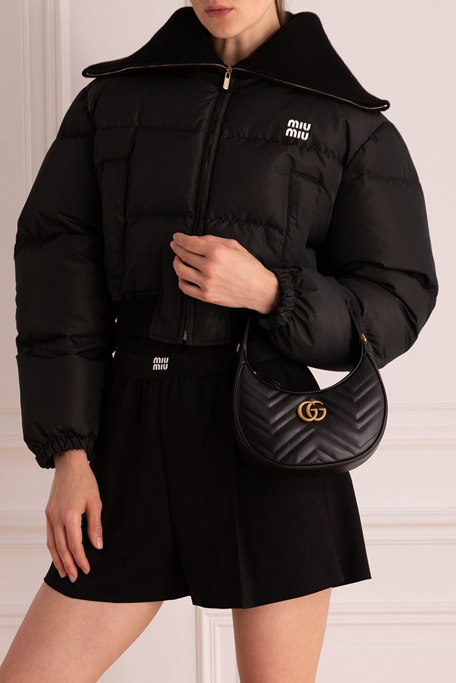 Gucci жіночі сумка зі шкіри чорна жіноча купити фото з цінами 175331