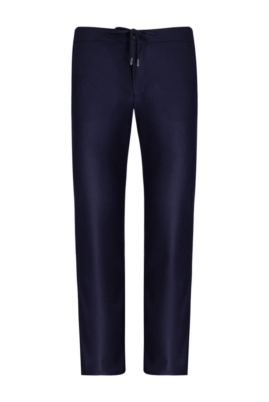 Cesare di Napoli man woolen pants for men blue 175598 - photo 1