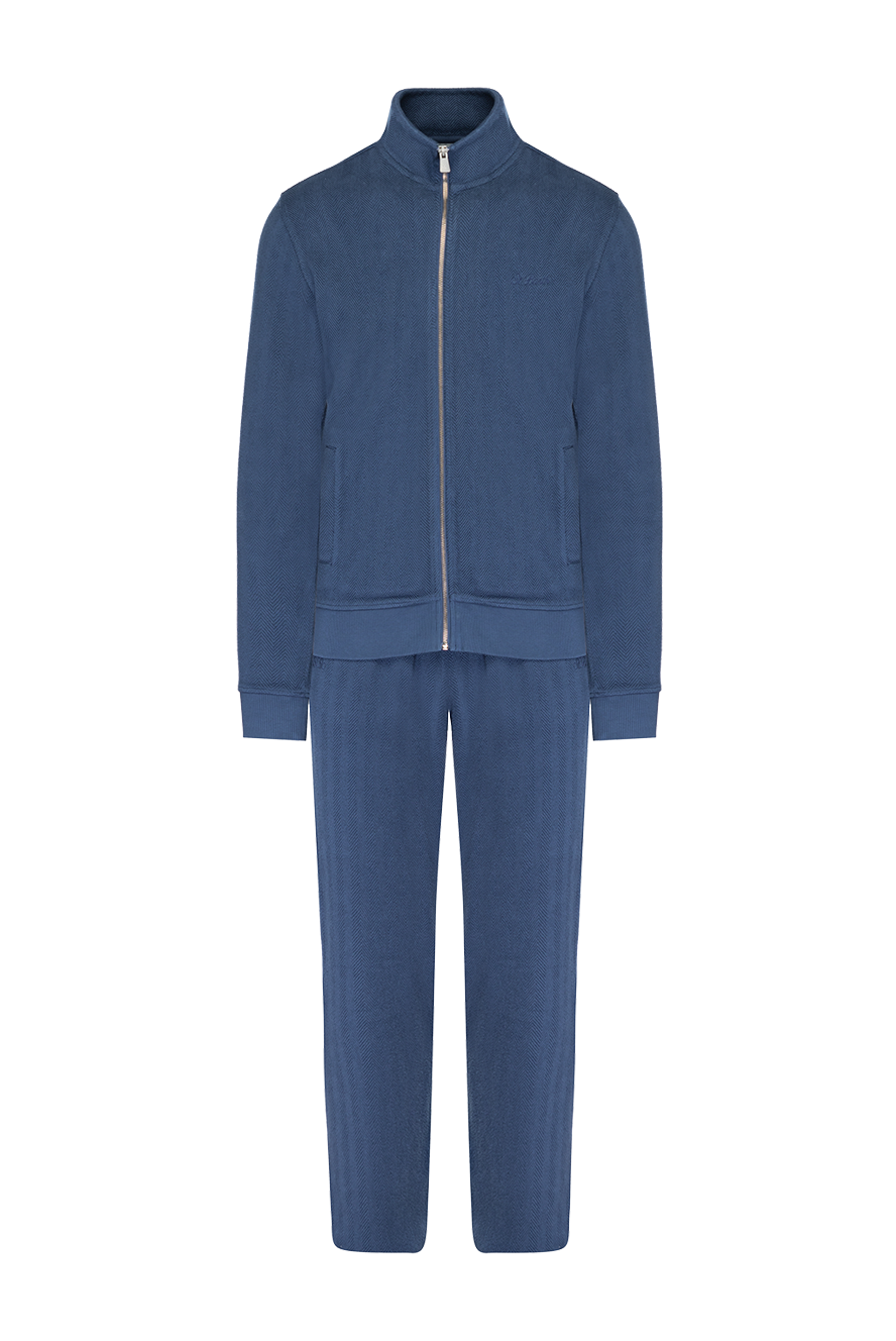 MC2 Saint Barth чоловічі костюм прогулянковий з бавовни чоловічий синій купити фото з цінами 175613