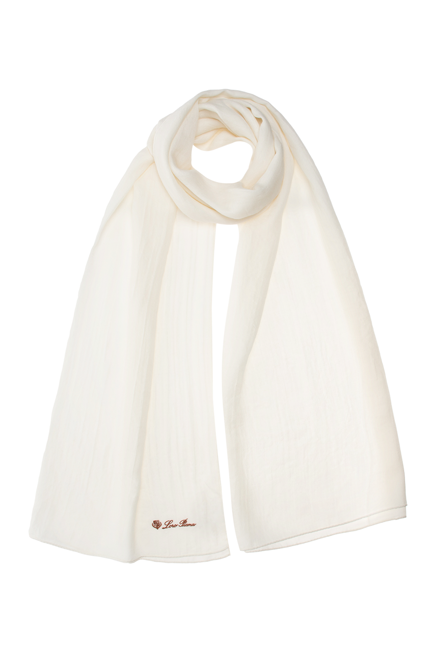 Loro Piana жіночі шарф білий жіночий купити фото з цінами 175759