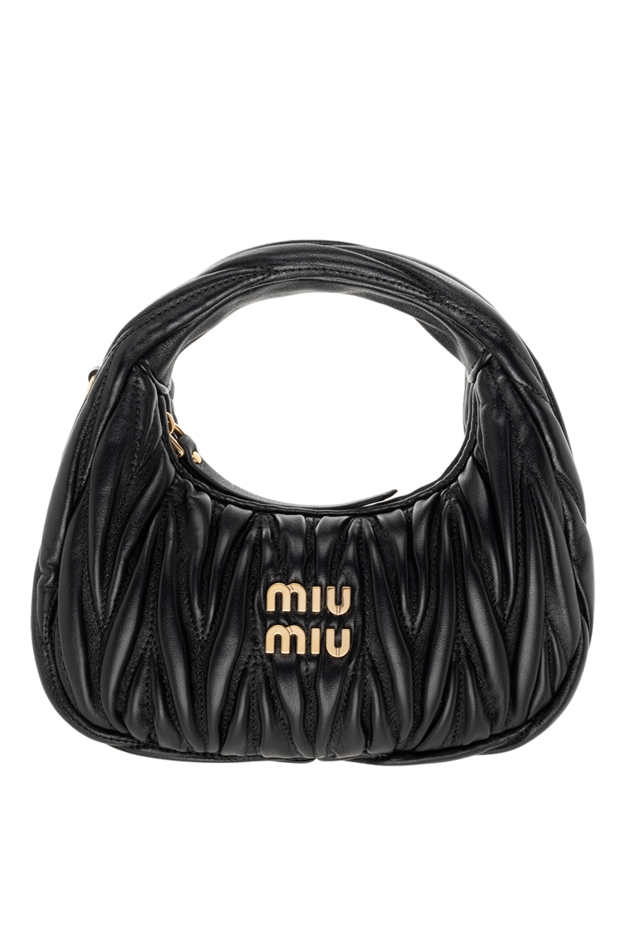 Women's leather bag black