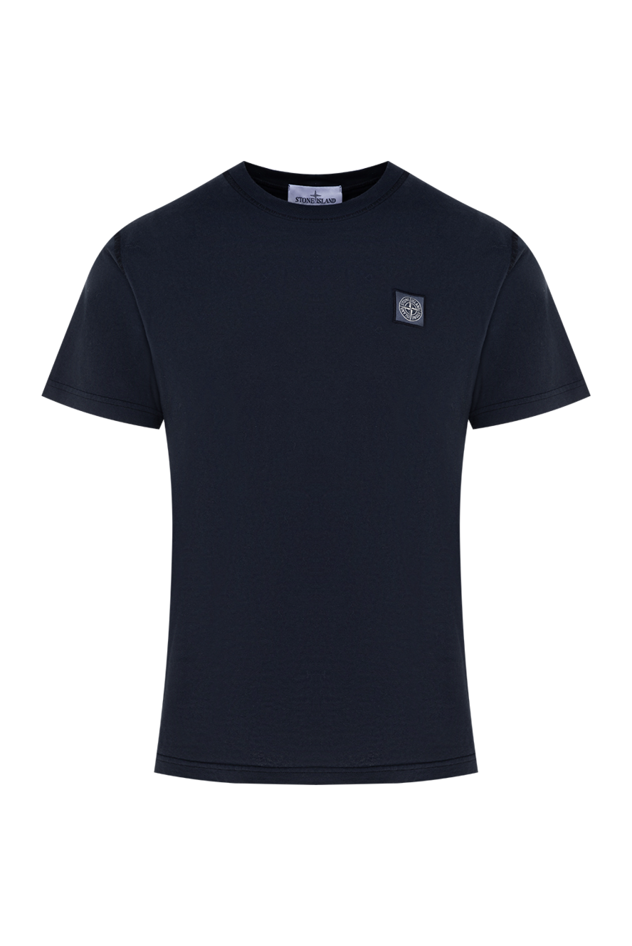 Stone Island man men's t-shirt blue 177612 - photo 1