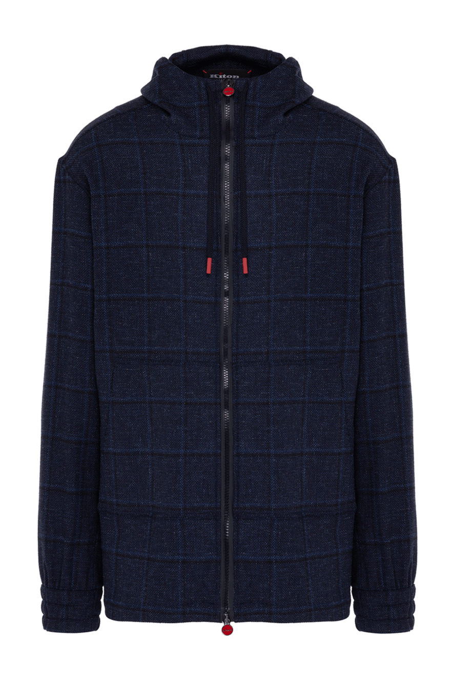 Kiton man men's blue sports jacket 178405 - photo 1