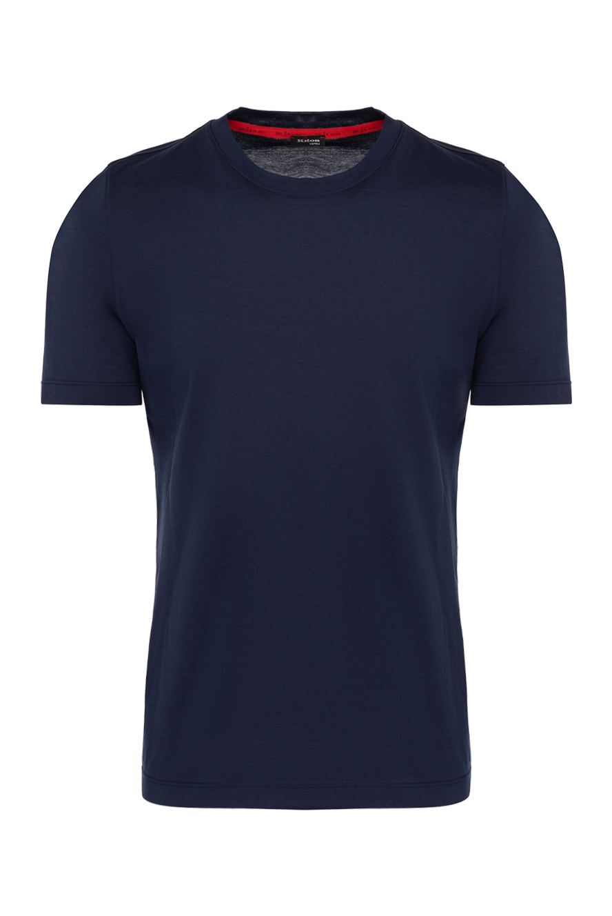 Kiton man blue men's cotton t-shirt 178919 - photo 1