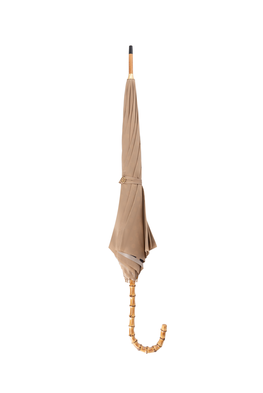 Pasotti woman women's umbrella with bamboo handle, beige 180960 - photo 1