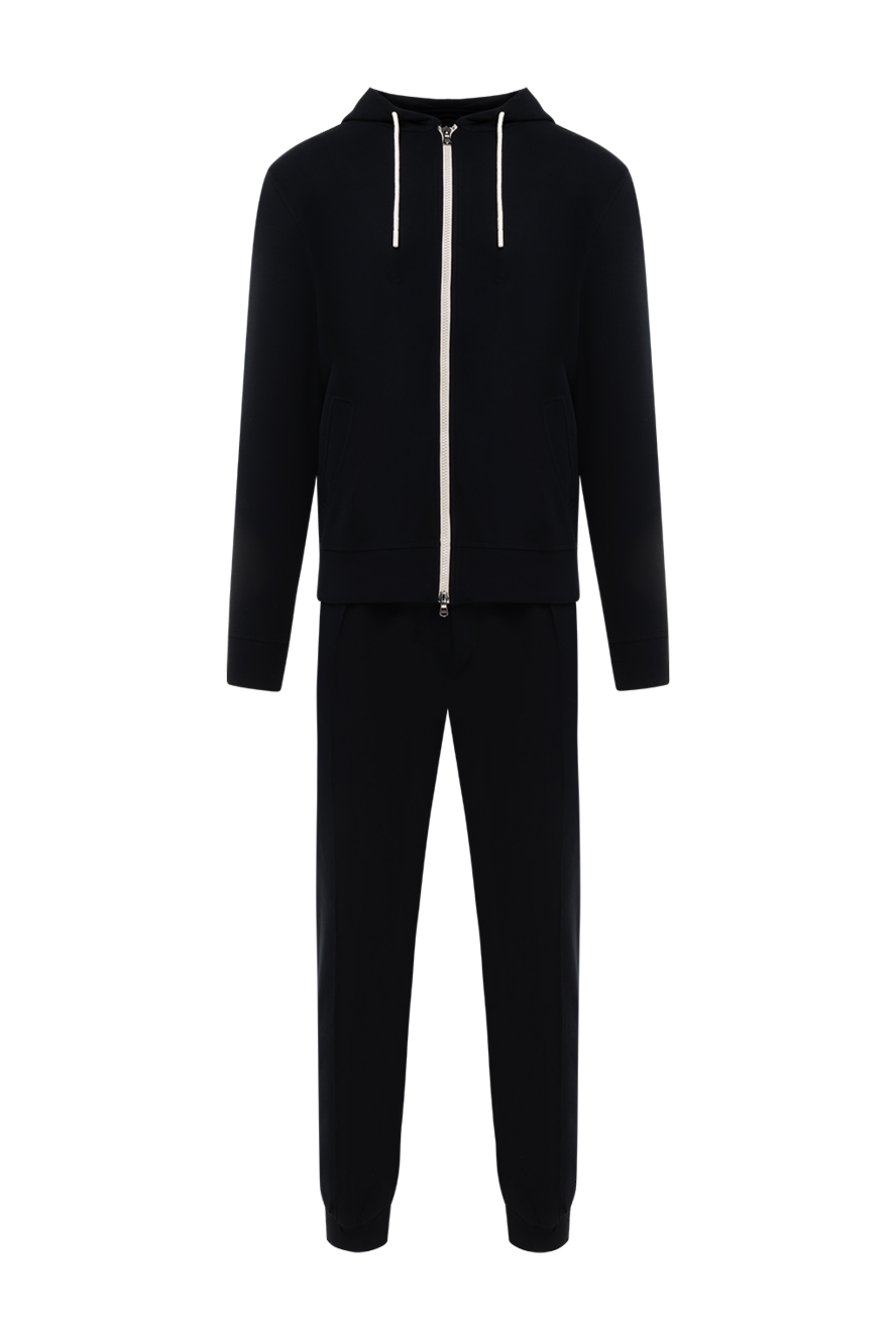 Barba Napoli man men's black tracksuit with logo 185242 - photo 1