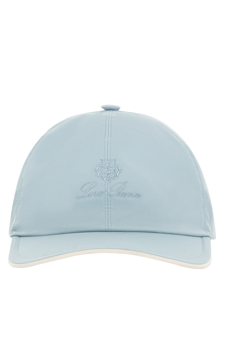 Loro Piana чоловічі бейсболки з легкої тканини з тоном в тон логотип 185275 - фото 1