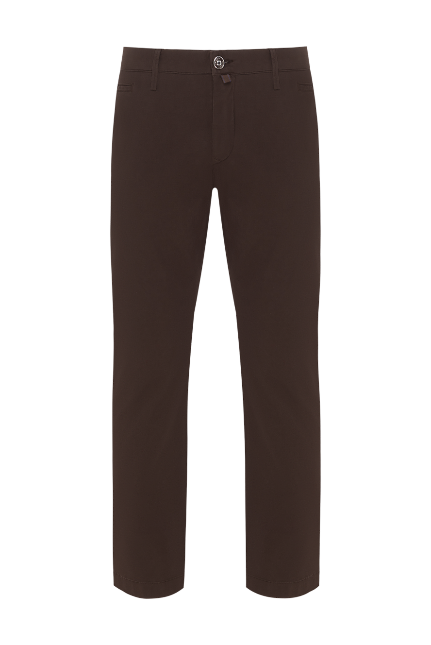 Jacob Cohen men's brown stretch cotton chinos 189068 - photo 1