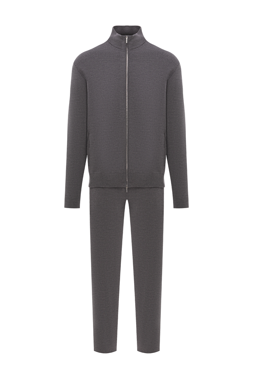 Cesare di Napoli graphite soft wool walking suit 191725 - photo 1