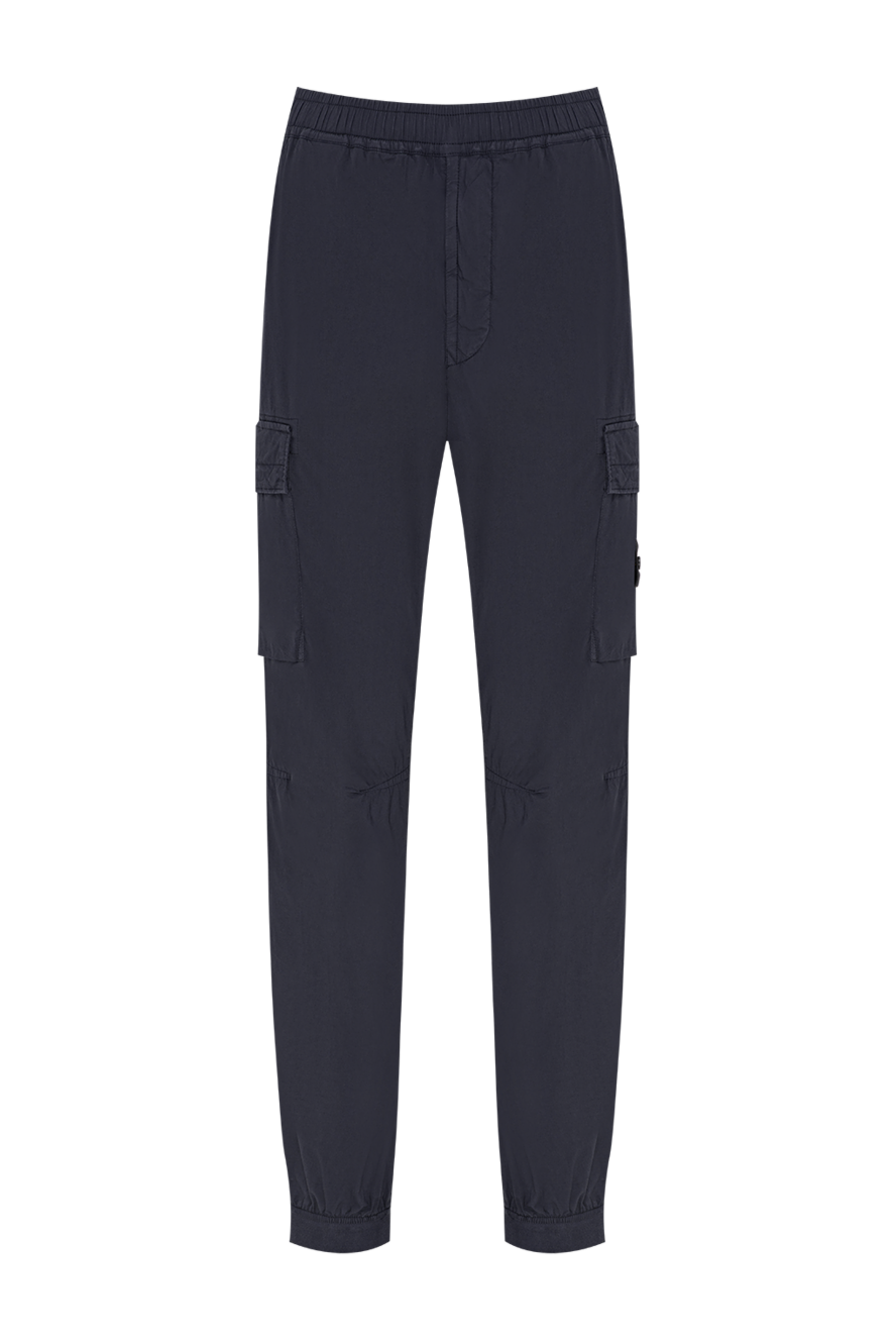 Stone Island мужские серые брюки-карго из тонкого эластичного хлопка 196761 - фото 1