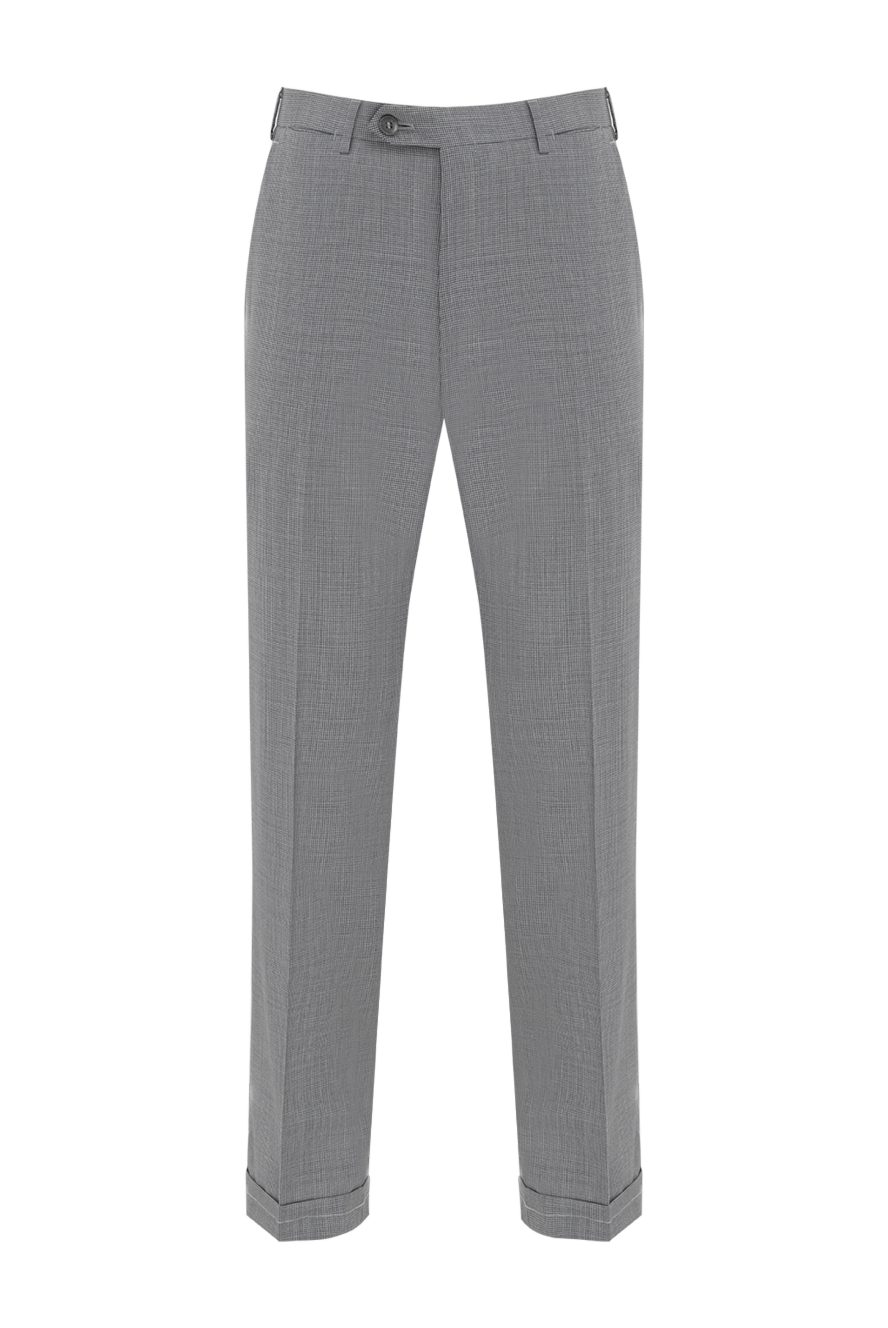 Brioni man gray wool pants for men 984624 - photo 1