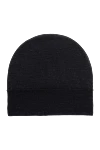 Dolce & Gabbana Gray-black wool beanie for men - 100% wool. Country of manufacture: Italy. Care: specialized cleaning - photo 1