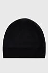 Dolce & Gabbana Black wool beanie for men - 100% wool. Country of manufacture: Italy. Care: specialized cleaning - photo 1
