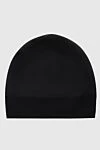 Dolce & Gabbana Black wool beanie for men - 100% wool. Country of manufacture: Italy. Care: specialized cleaning - photo 3