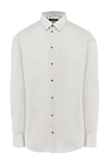 Dolce & Gabbana Мужская голубая хлопковая рубашка - узор полоска. 100% хлопок. пуговицы. Страна производитель: Италия. Уход: специализированная чистка - фото 1
