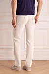 Beige cotton jeans for men Dolce & Gabbana - 100% cotton. Closure: button, zipper. Three side pockets, two back pockets. Country of manufacture: Italy. Care: specialized cleaning - photo 4