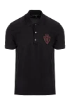Gucci Cotton polo brown for men - Brand logo embroidery. 100% cotton. Buttons. Country of manufacture: Italy. Care: specialized cleaning - photo 1