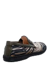 Espadrilles cotton and leather gray for men Dolce & Gabbana - floral print. platform height 0.5 cm, leather interior. 65% cotton, 35% leather. polyurethane. Insole: leather. Country of manufacture: Italy. Care: specialized cleaning - photo 4