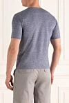 Gray cotton T-shirt for men Corneliani - 100% cotton. Country of manufacture: Italy. Care: specialized cleaning - photo 4