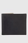 Araldi 1930 Black leather wallet for men - 100% leather. 2 bill pockets, 8 card slots. Country of manufacture: Italy. Care: specialized cleaning - photo 1