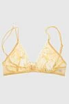 La Perla Yellow bra for women - lace. Size: 75B. polyamide, elastane, polyester. Fastener: hooks. Additional: boneless. Country of manufacture: Italy. Care: specialized cleaning - photo 1