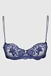 La Perla Women's delicate bra with lace, purple - lace. polyamide, elastane. Fastener: hooks. Country of manufacture: Italy. Care: specialized cleaning - photo 1