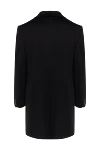 Black wool coat for men Cesare di Napoli - 100% wool. Buttons. Two welt pockets, two inside pockets. Country of manufacture: Italy. Care: specialized cleaning - photo 6