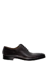 Magnanni Men's black leather shoes - Firmware. 100% leather. Lace. Interior finish: Leather. Insole: Leather. Heel height: 2.5 cm. Other materials. Country of manufacture: Italy. Care: specialized cleaning - photo 1